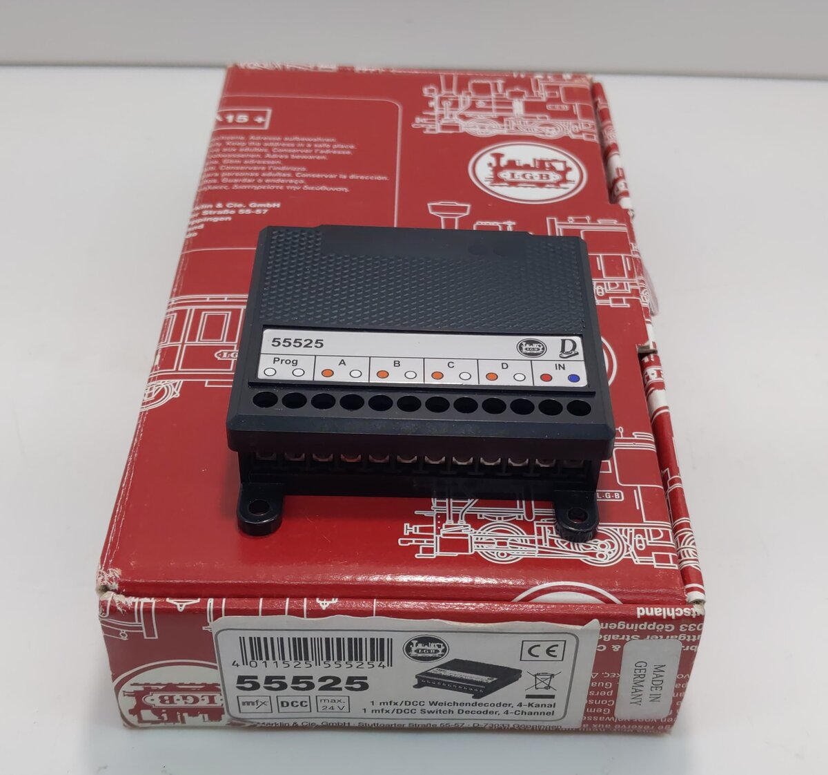 LGB 55525 G 4 Way Turnout Decoder