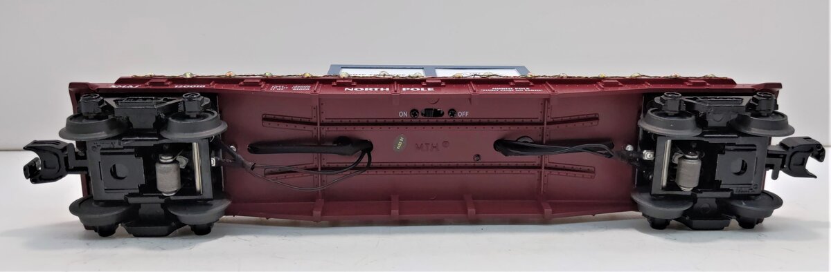 MTH 30-76732 O Christmas Flatcar with Lighted Christmas Trees #120018
