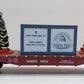 MTH 30-76732 O Christmas Flatcar with Lighted Christmas Trees #120018