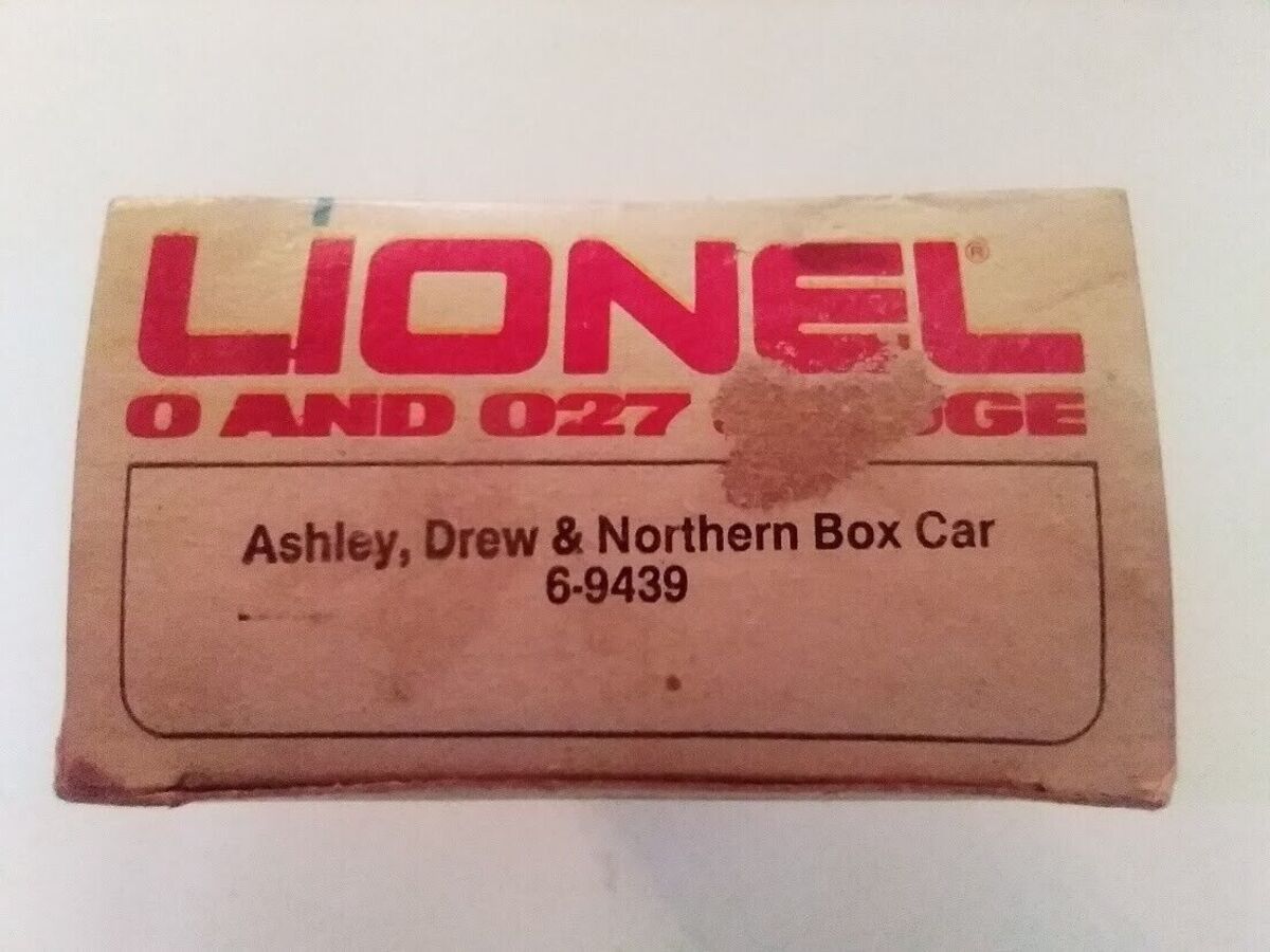 Lionel 6-9439 O Gauge Ashley Drew & Northern Boxcar LN/Box