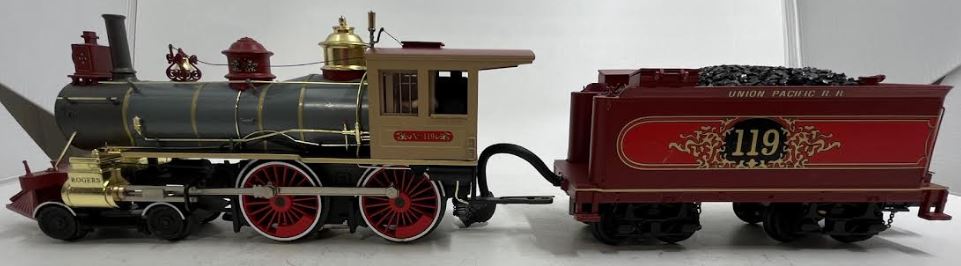 MTH 20-3238-1 UP 4-4-0 American Steam Locomotive & Tender #119 w PS2