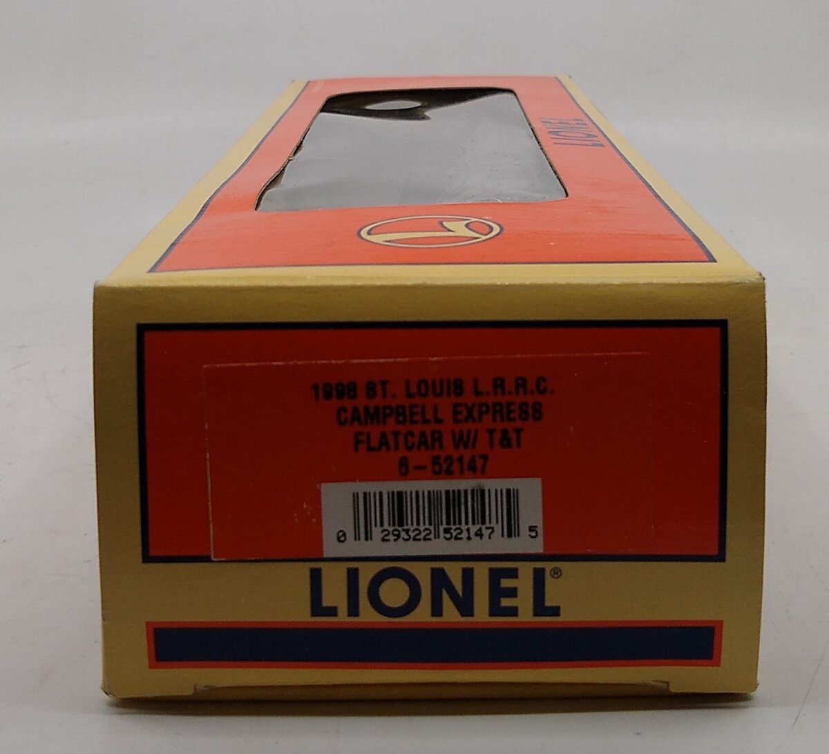 Lionel 6-52147 1998 St. Louis LRRC Campbell Express Flatcar LN/Box