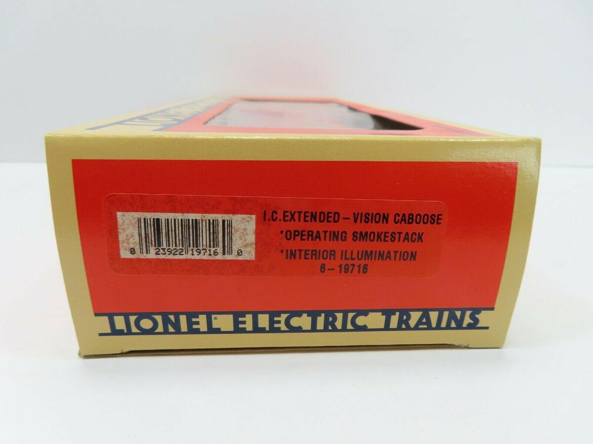 Lionel 6-19716 O Gauge Illinois Central Extended Vision Caboose #9405 LN/Box