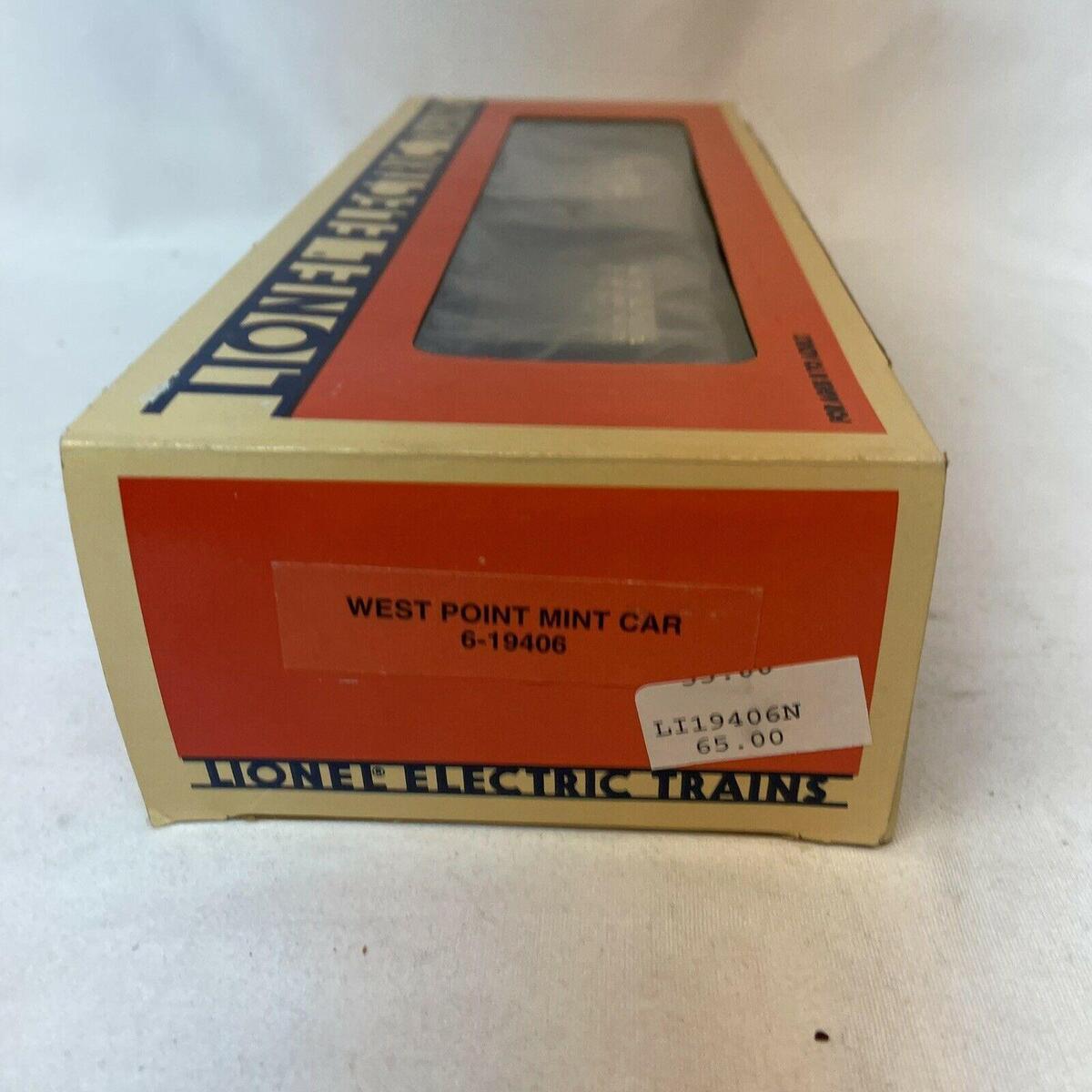 Lionel 6-19406 O Gauge West Point Mint Car LN/Box