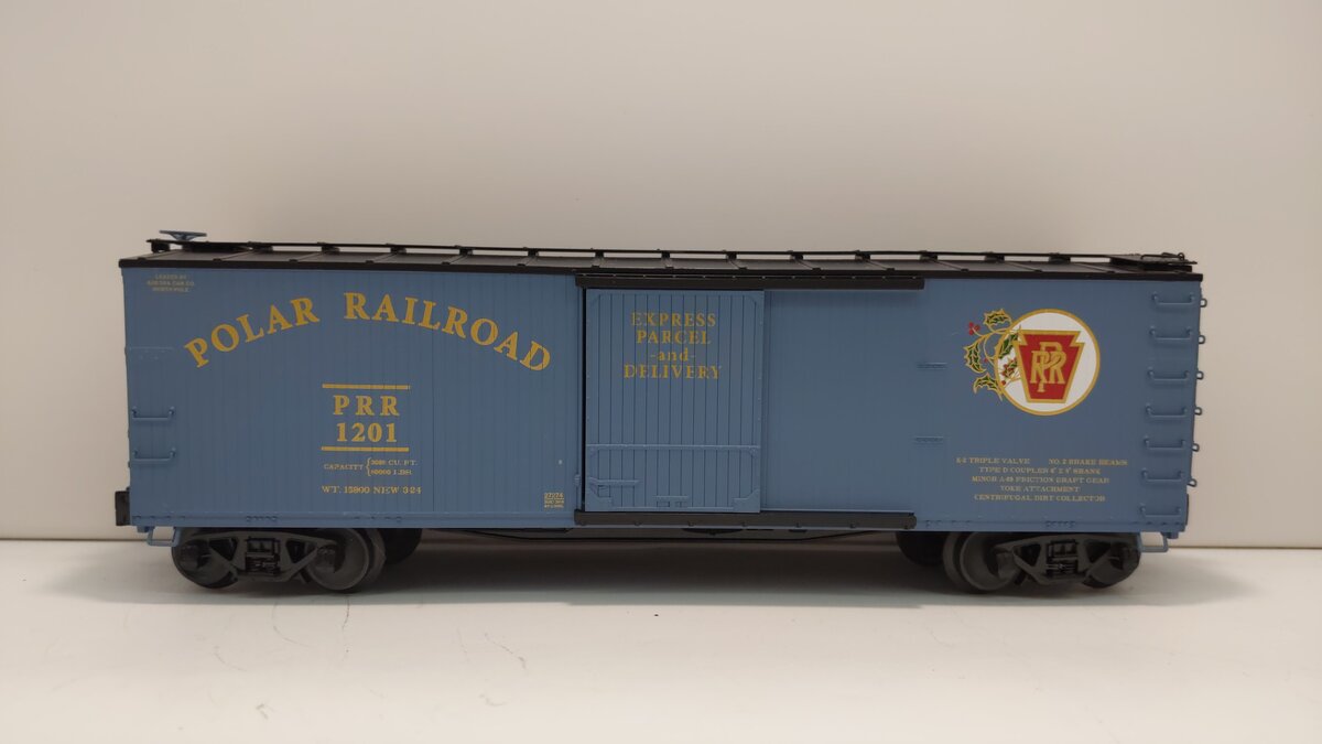 Lionel 6-27274 O Gauge Polar Railroad Wood-Sheathed Boxcar #1201 LN/Box
