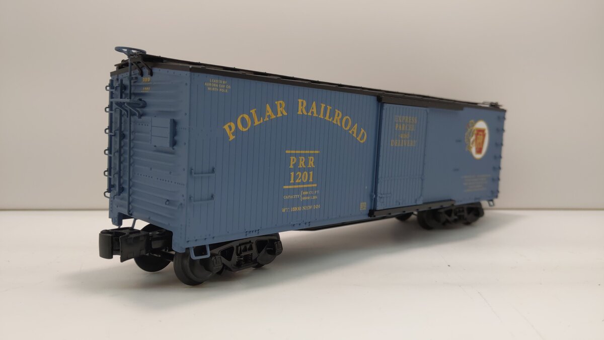Lionel 6-27274 O Gauge Polar Railroad Wood-Sheathed Boxcar #1201 LN/Box