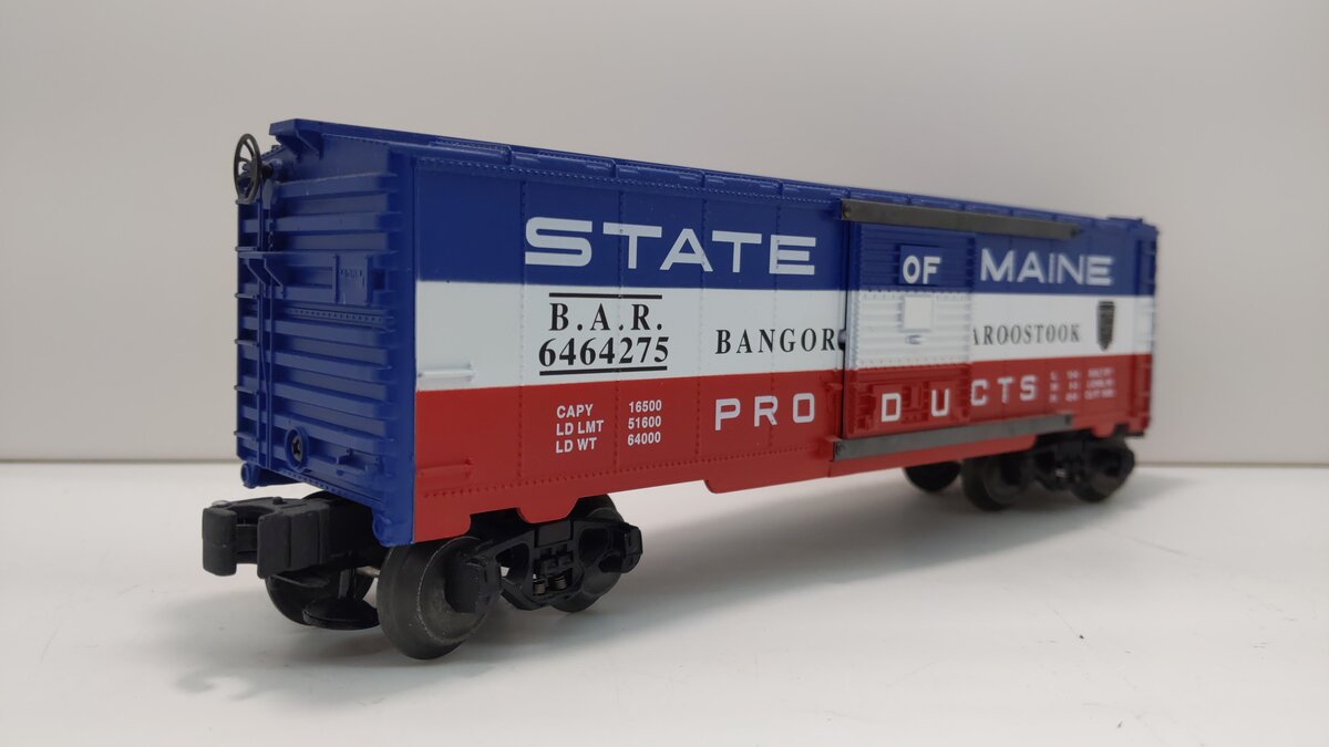 Lionel 6-19285 O Gauge Bangor & Aroostook "State of Maine" Boxcar #6464275 NIB