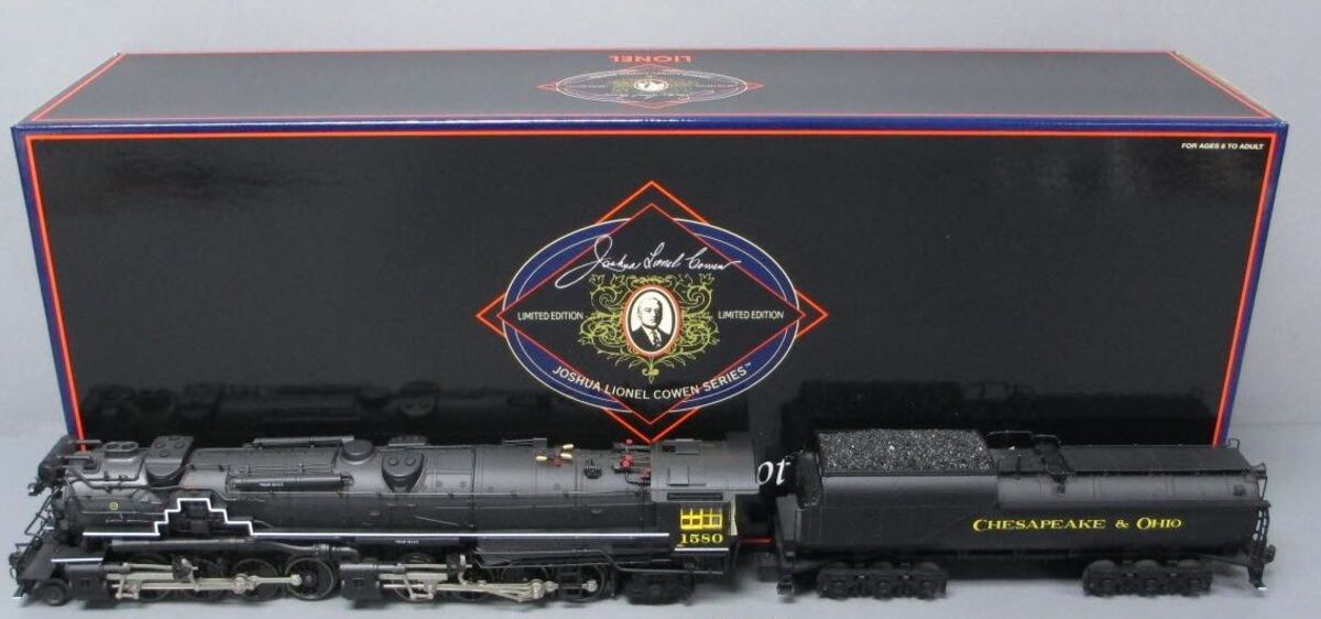 Lionel 6-38058 Chesapeake & Ohio 2-8-8-2 H-7 Steam Locomotive & Tender #1580 LN/Box