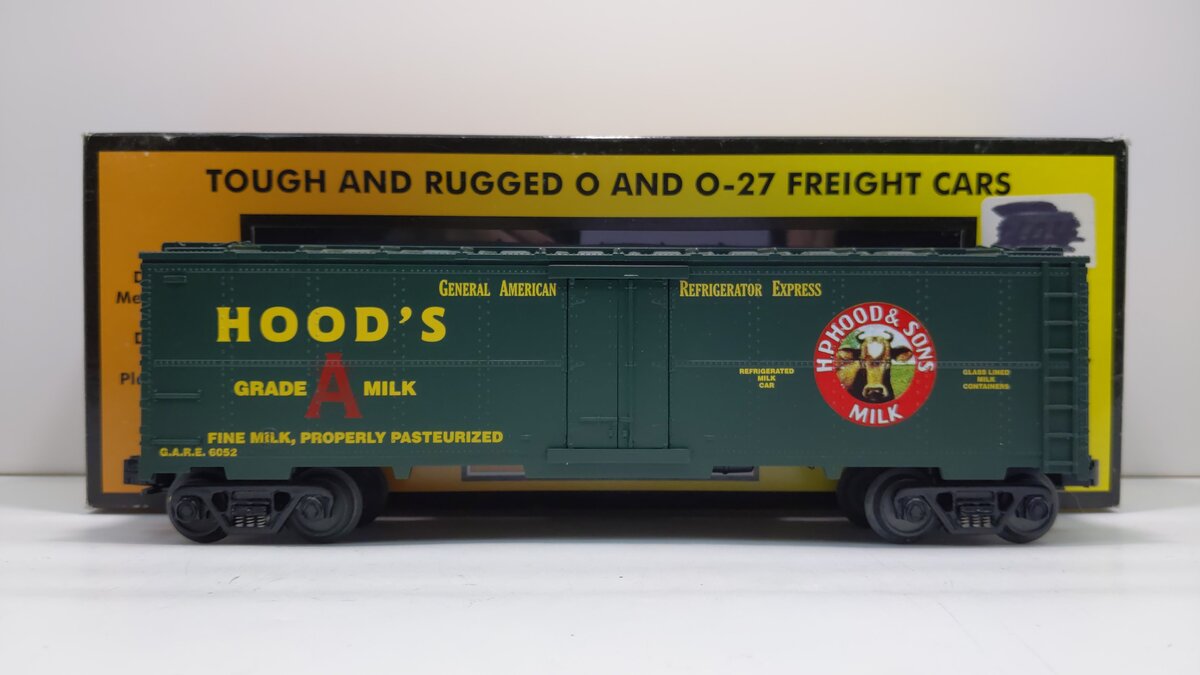 MTH 30-7817 O Gauge Hood's Refrigerator Car #6052 LN/Box
