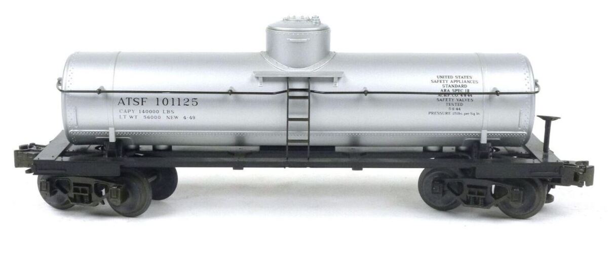 MTH 20-7303 O Gauge Santa Fe Tank Car #101125 LN/Box