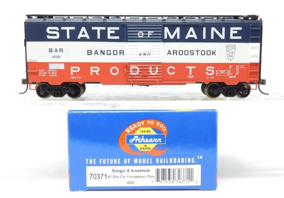Athearn 70371 HO BAR/Maine 40' Youngstown Door Box #4200 - RTR LN/Box