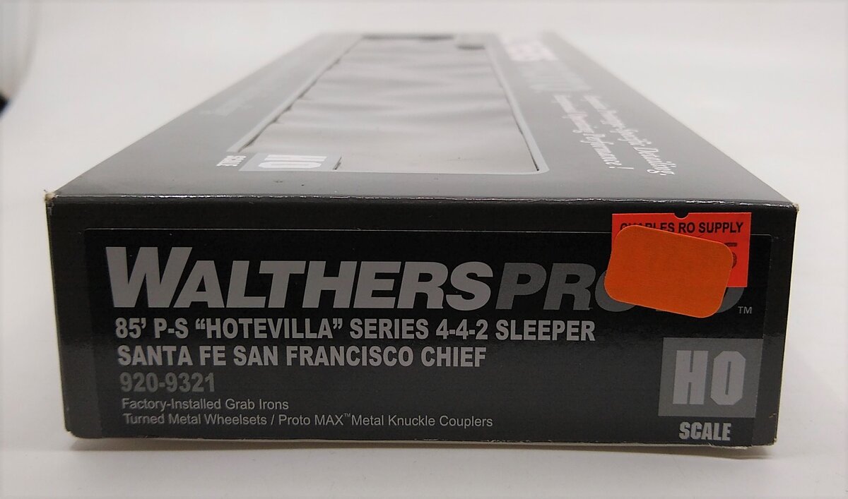 Walthers 920-9321 HO Santa Fe 85' P-S Hotevilla 4-4-2 Sleeper LN/Box