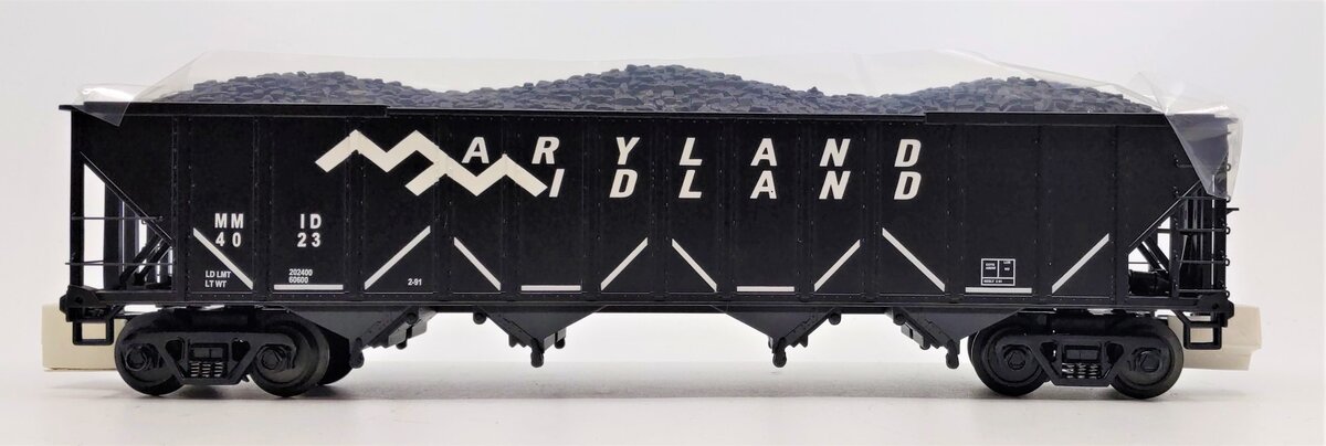 MTH 20-97589 O Maryland Midland 4-Bay Hopper Car LN/Box