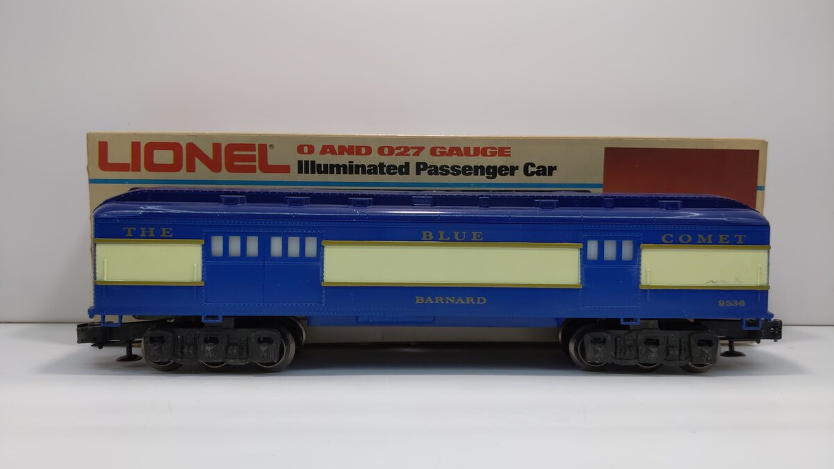 Lionel 6-9536 O Gauge Blue Comet "Barnard" Baggage Car LN/Box