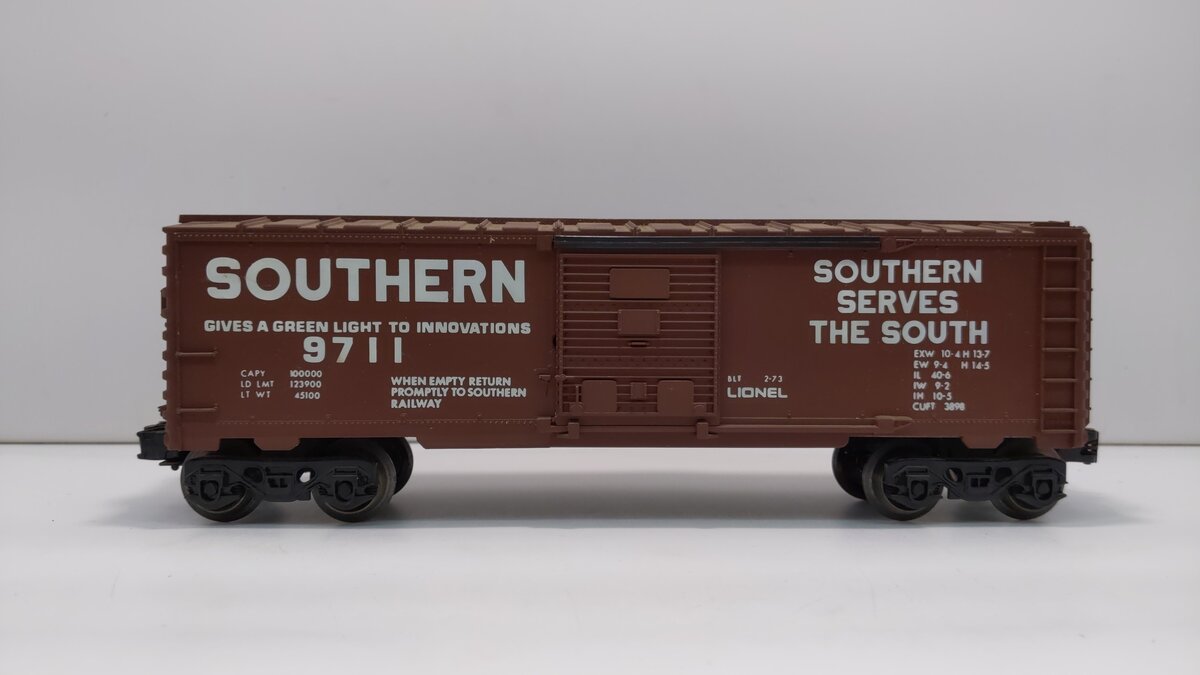 Lionel 6-9711 O Gauge Southern Boxcar #9711 LN/Box
