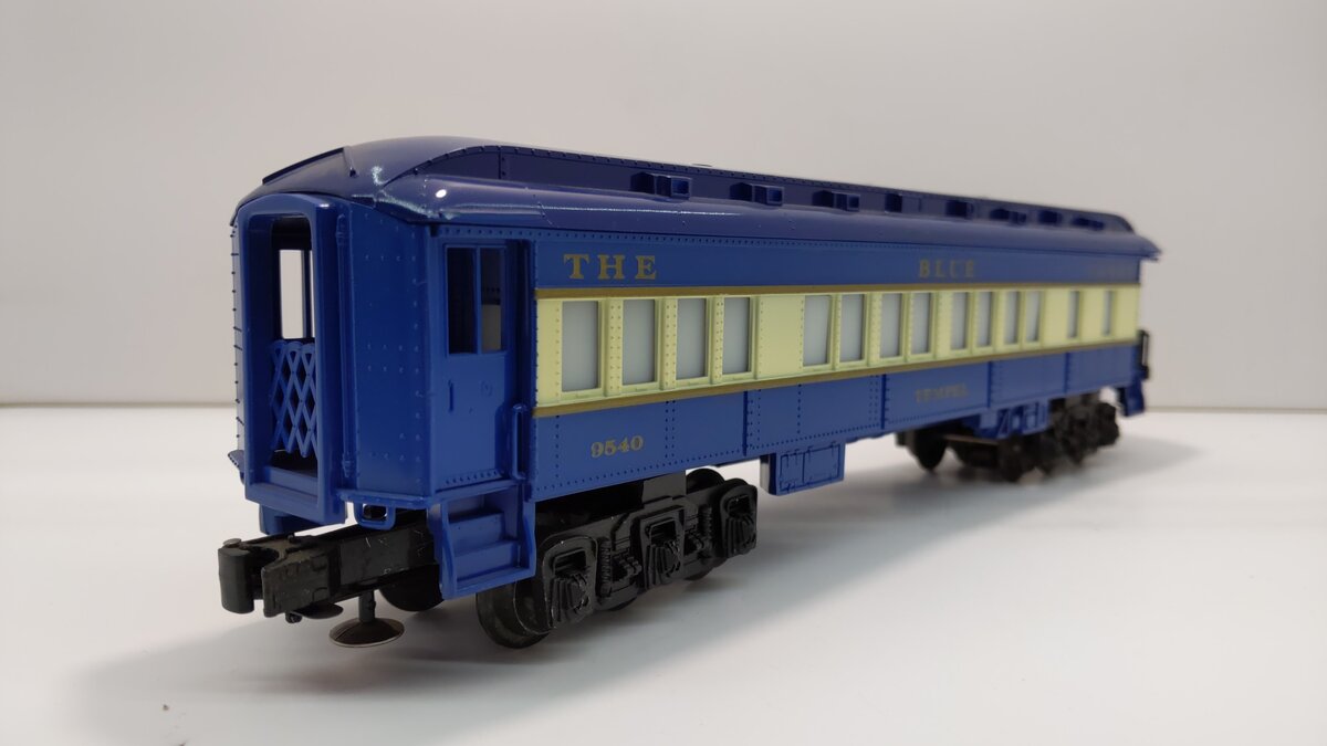 Lionel 6-9540 O Gauge Blue Comet "Tempel" Observation Car #9540 EX/Box