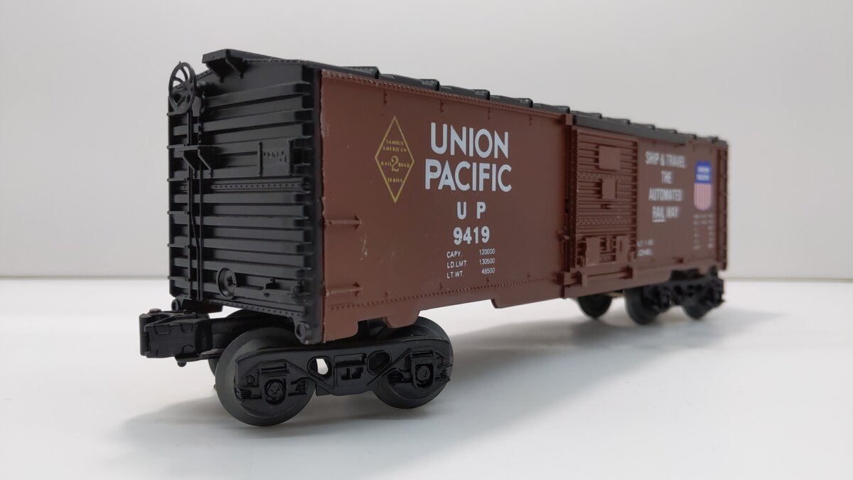 Lionel 6-9419 O Gauge Famous American Railroad Union Pacific Boxcar #9419 EX/Box