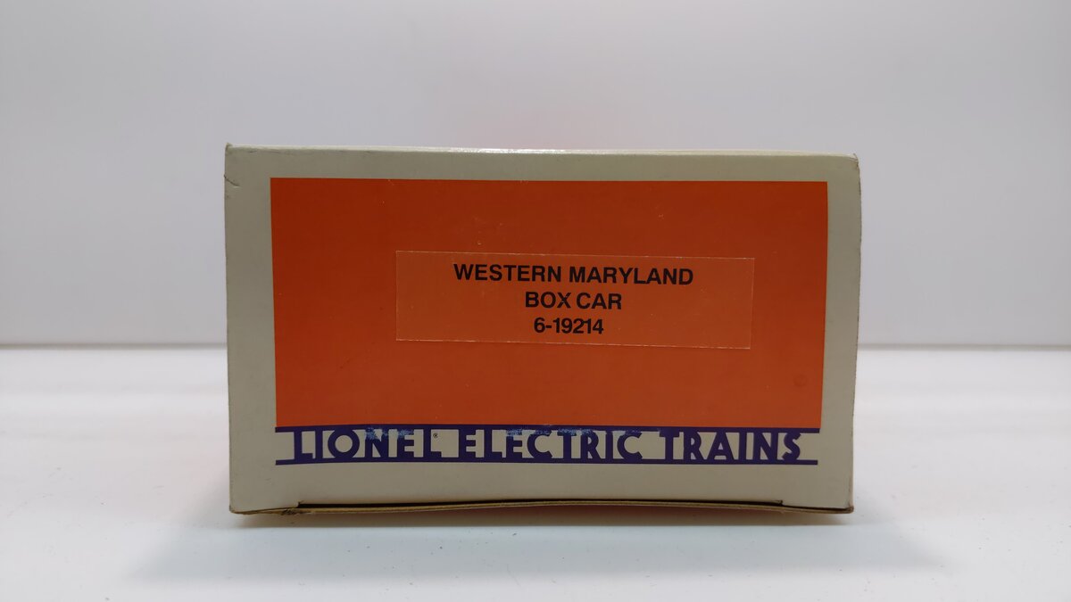 Lionel 6-19214 O Gauge Western Maryland Boxcar #19214 LN/Box
