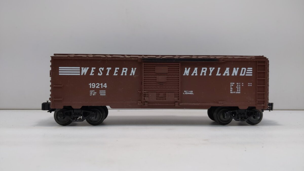 Lionel 6-19214 O Gauge Western Maryland Boxcar #19214 LN/Box