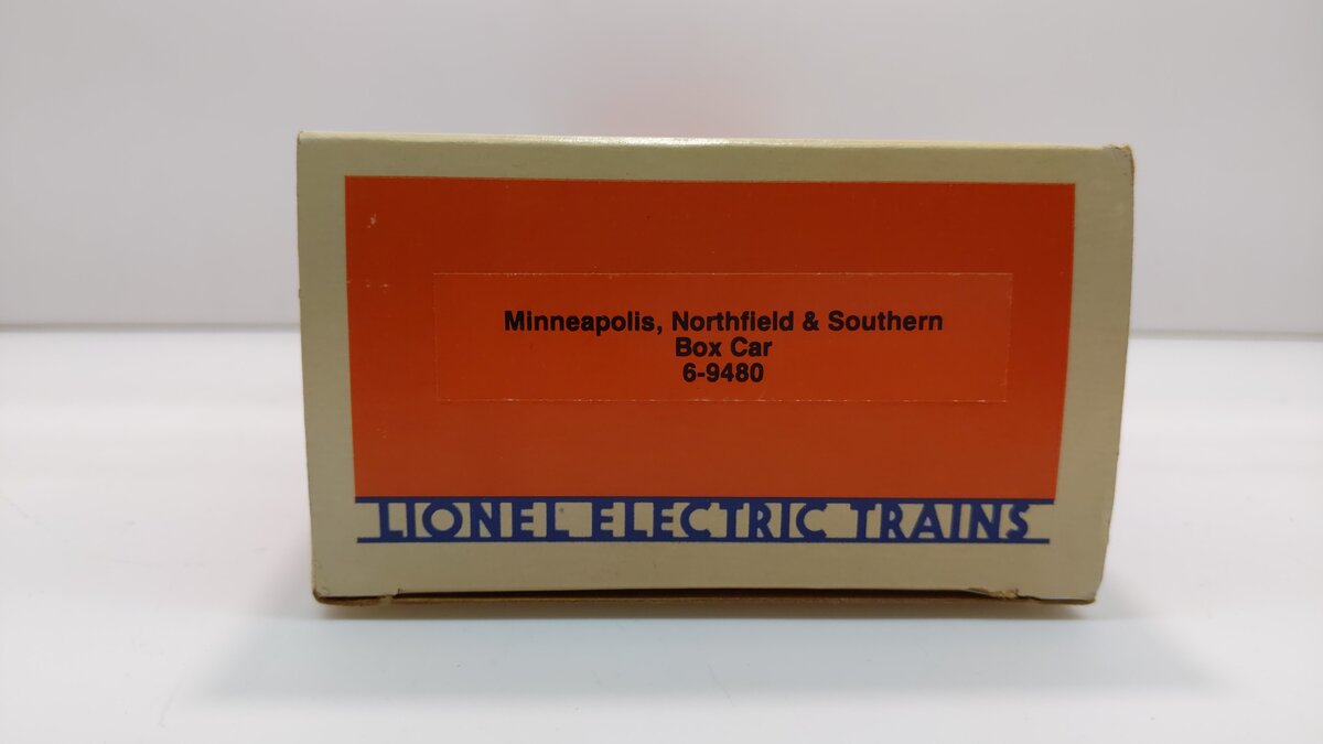 Lionel 6-9480 O Gauge Minneapolis, Northfield, & Southern Box Car #9480 LN/Box