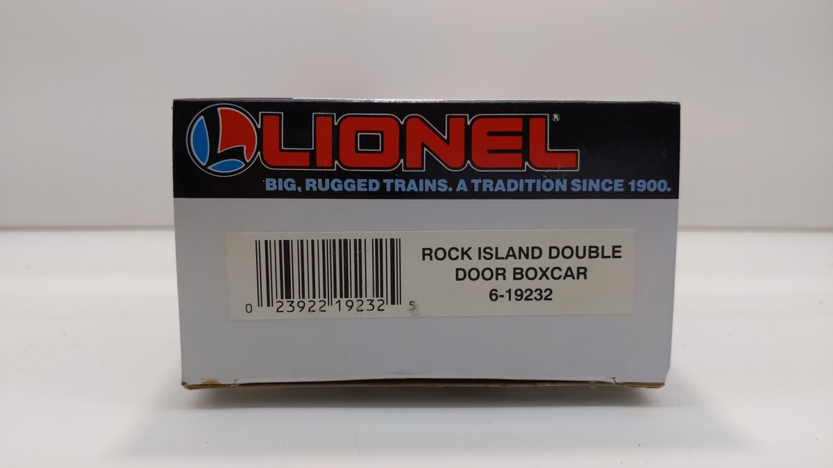 Lionel 6-19232 O Gauge Rock Island Double Door Boxcar #19232 EX/Box