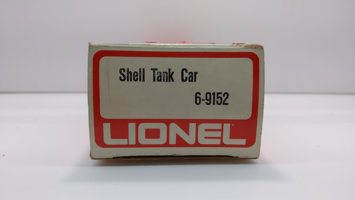 Lionel 6-9152 O Gauge Shell Single Dome Tank Car #9152