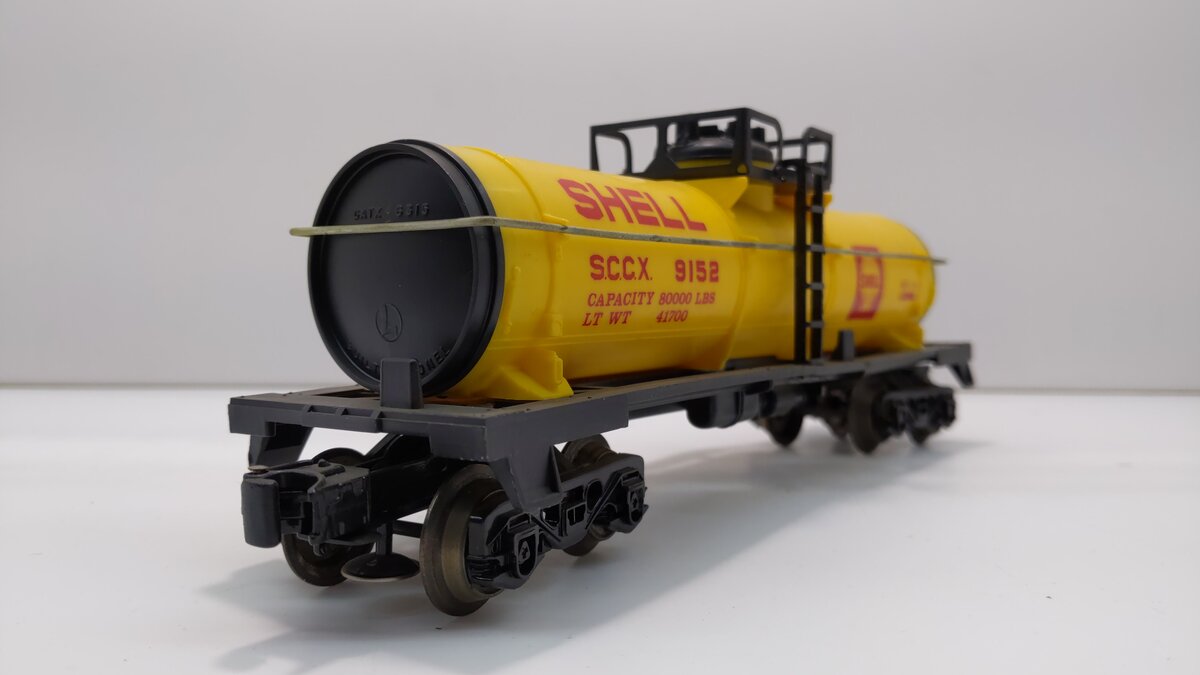 Lionel 6-9152 O Gauge Shell Single Dome Tank Car #9152 EX