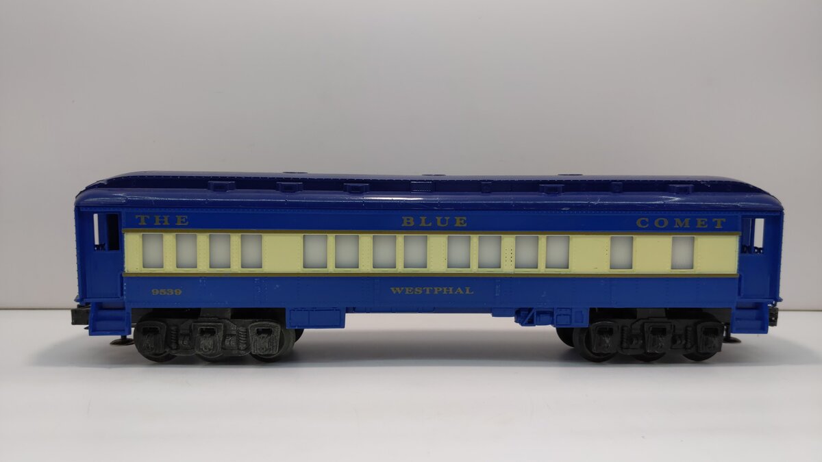 Lionel 6-9539 O Gauge The Blue Comet "Westphal" Pullman Passenger Car LN