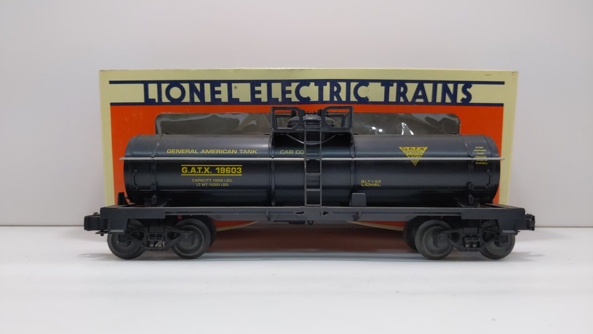 Lionel 6-19603 O Gauge GATX Single Dome Tank Car LN/Box