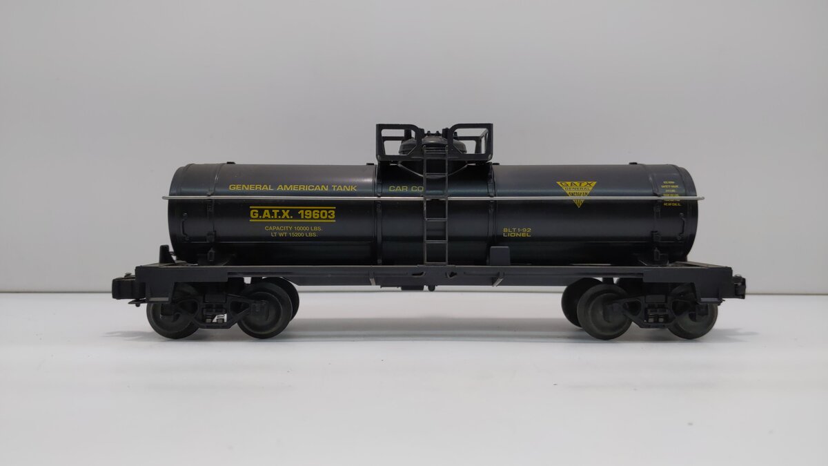 Lionel 6-19603 O Gauge GATX Single Dome Tank Car EX/Box