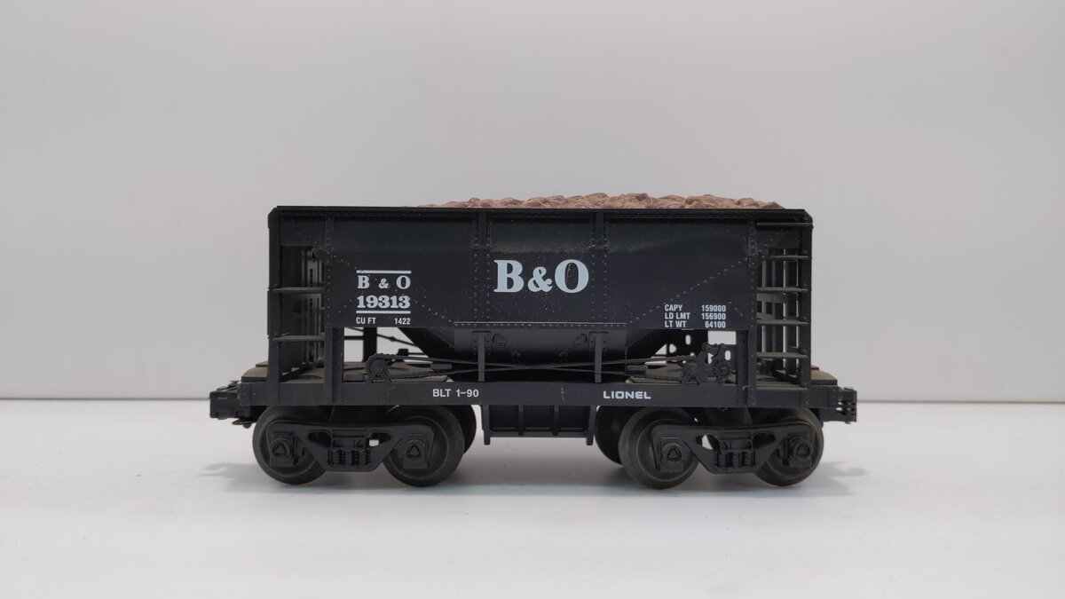 Lionel 6-19313 O Gauge Baltimore & Ohio Ore Car With Ore Load LN/Box