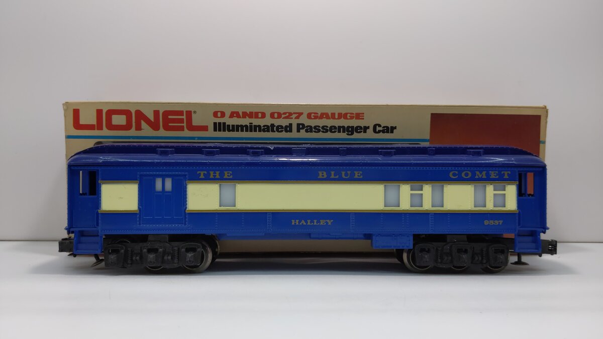 Lionel 6-9537 O Gauge Blue Comet "Halley" Combine Car VG/Box