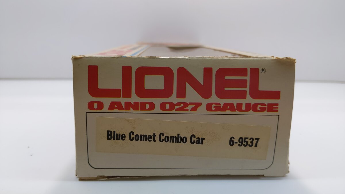 Lionel 6-9537 O Gauge Blue Comet "Halley" Combine Car VG/Box