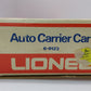 Lionel 6-9123 O Gauge Chesapeake and Ohio 3-Tier Auto Carrier Car LN/Box
