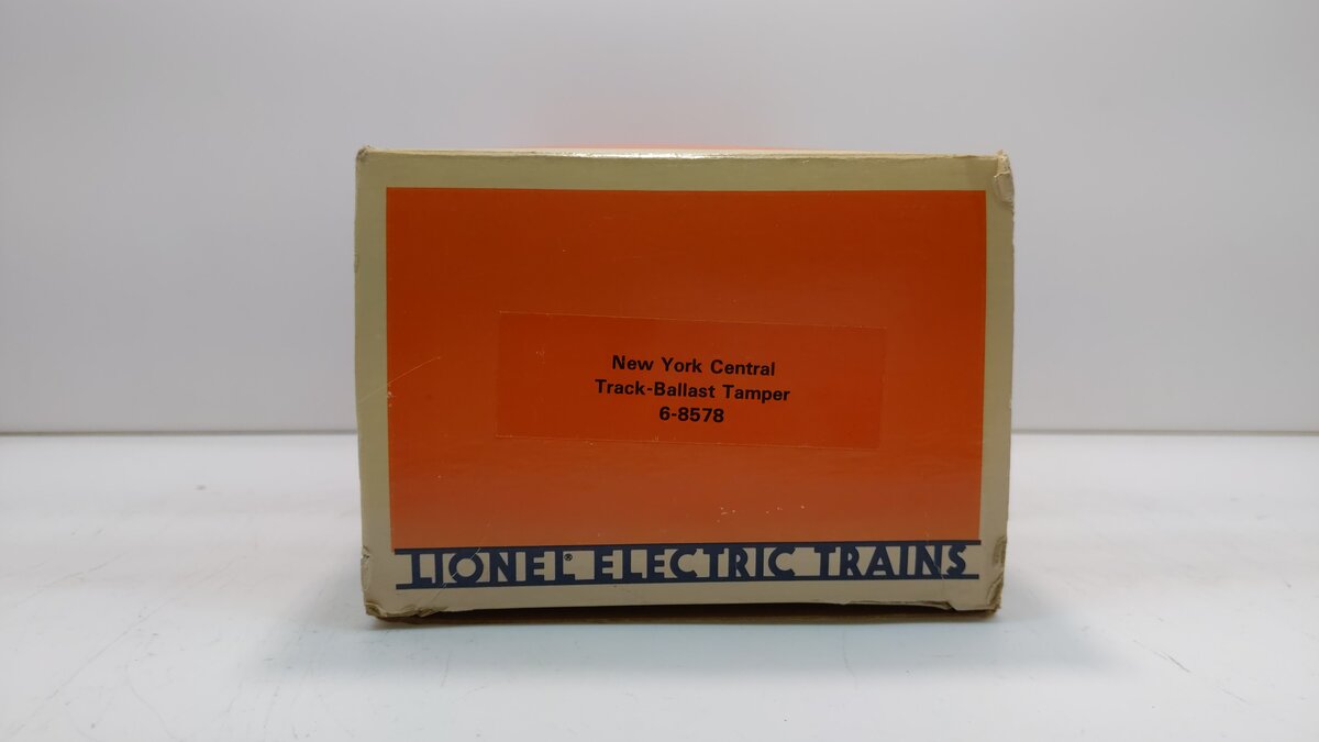 Lionel 6-8578 NYC Motorized Ballast Tamper Car EX/Box