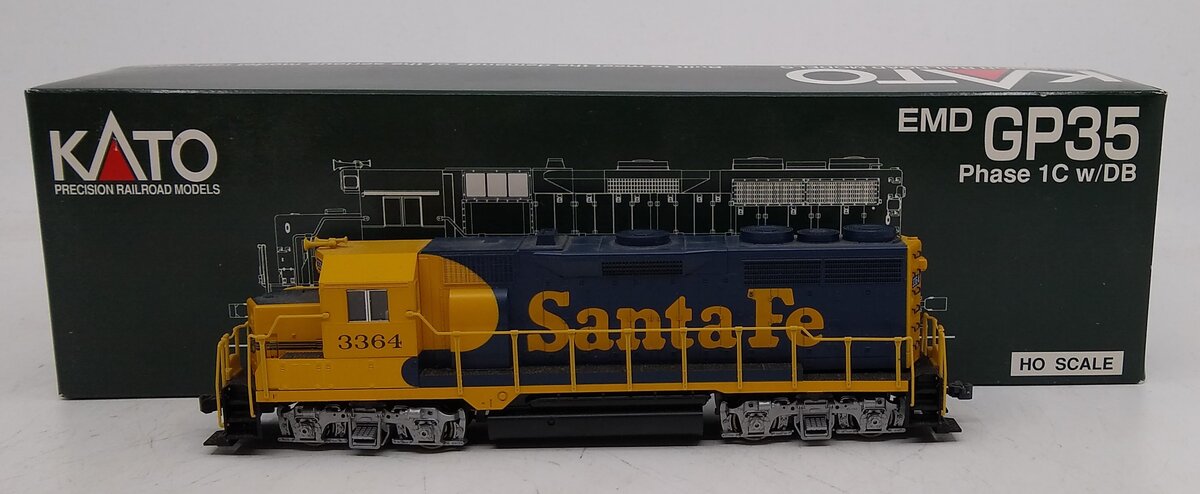 Kato 37-3006 HO Santa Fe EMD GP35 Diesel Locomotive #3364