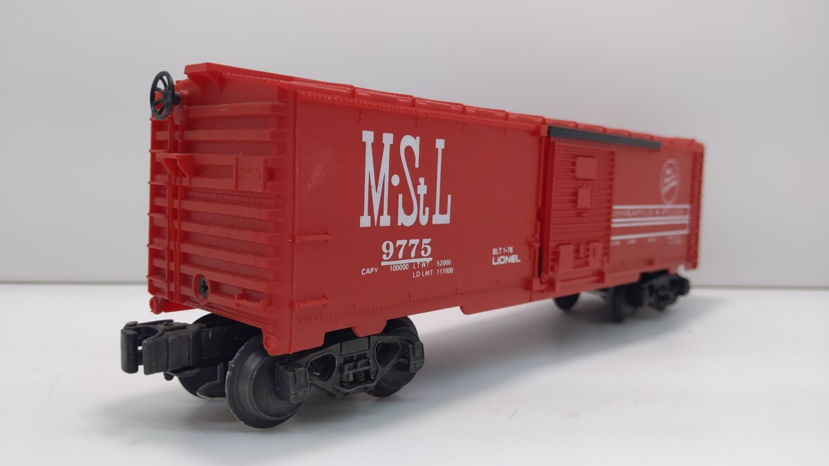 Lionel 6-9775 O Gauge Minneapolis & St. Louis Boxcar