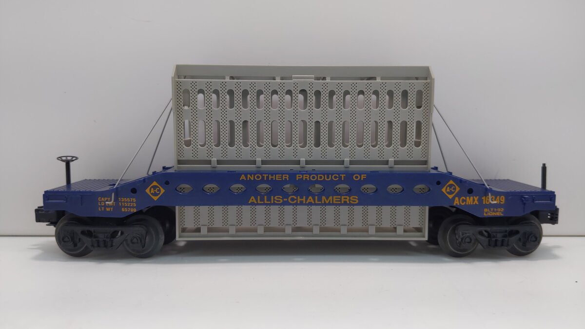 Lionel 6-16349 O Gauge Allis Chalmers Condenser Car MT/Box