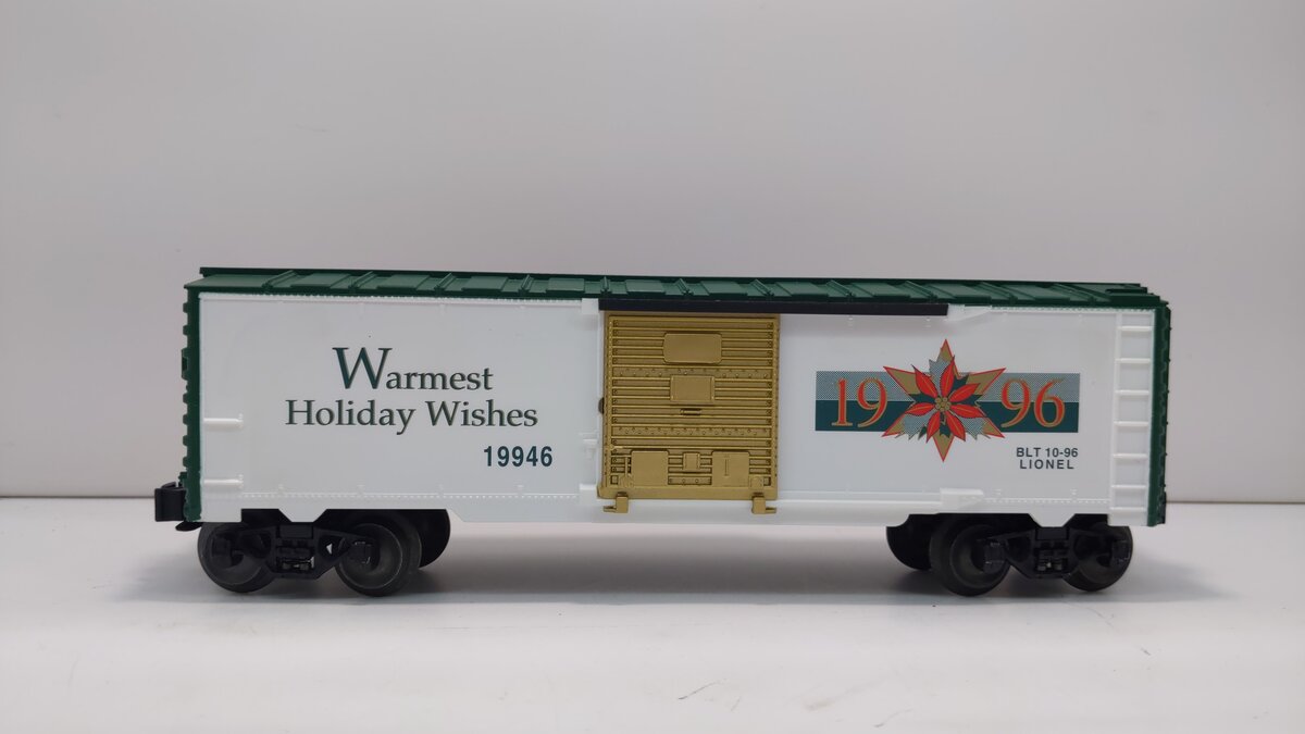 Lionel 6-19946 O Gauge Christmas Holiday Boxcar 1996 LN/Box
