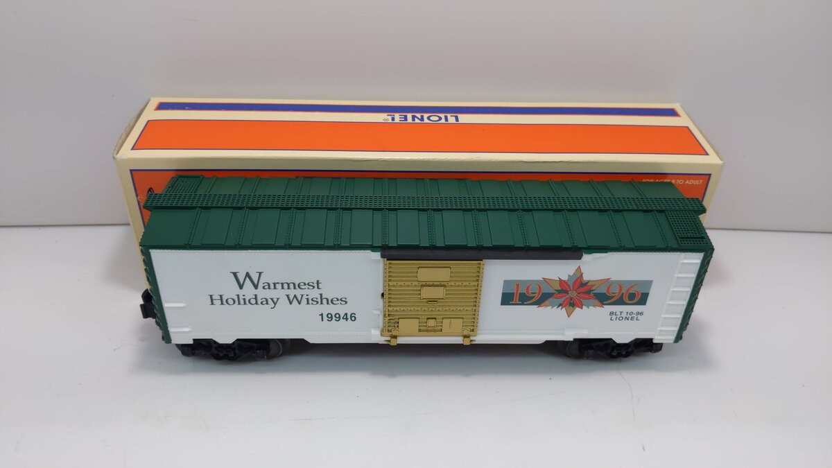 Lionel 6-19946 O Gauge Christmas Holiday Boxcar 1996 LN/Box