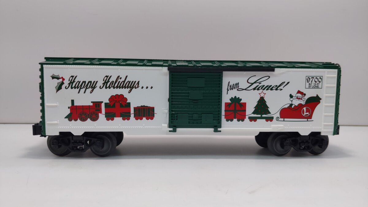 Lionel 6-16273 O Gauge Happy Holidays Boxcar - RARE LN/Box