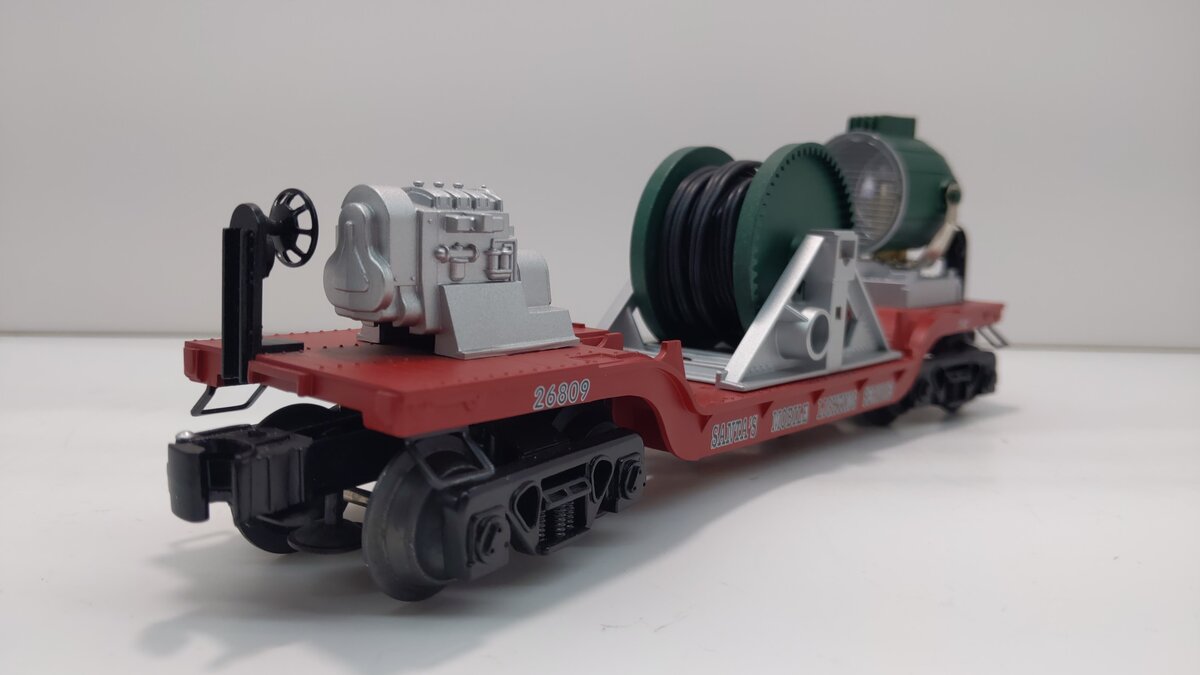 Lionel 6-26809 Santas Mobile Lighting Service Extension Searchlight Car LN/Box