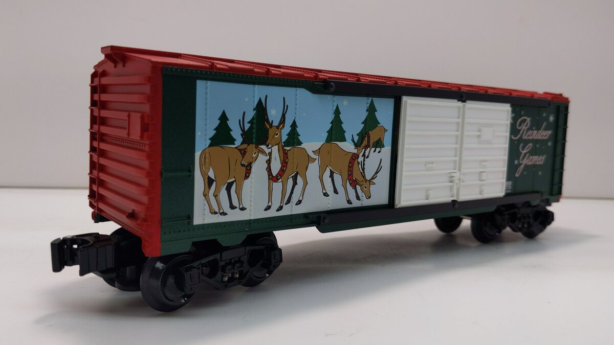 Lionel 6-36805 O Gauge Reindeer Jumping Boxcar LN/Box