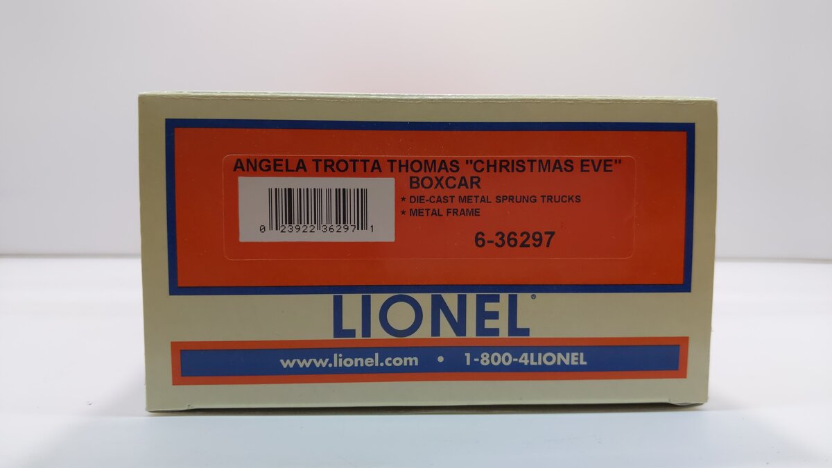 Lionel 6-36297 O Gauge Angela Thomas Christmas Eve Boxcar LN/Box