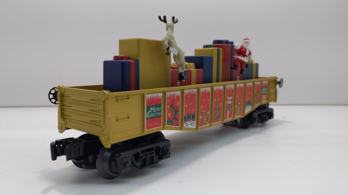 Lionel 6-26856 O Gauge Operating Christmas Chase Gondola LN/Box