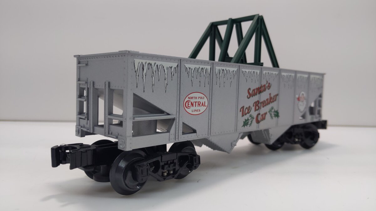 Lionel 6-16493 O North Pole Central Christmas Ice Breaker Car NIB
