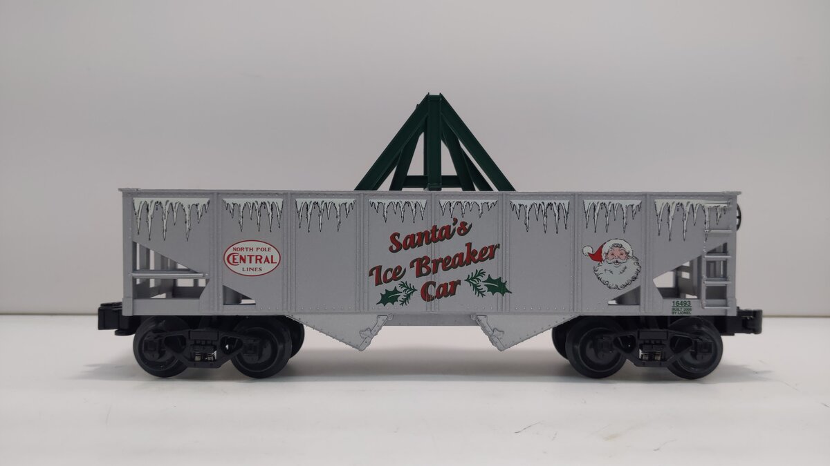 Lionel 6-16493 O North Pole Central Christmas Ice Breaker Car NIB