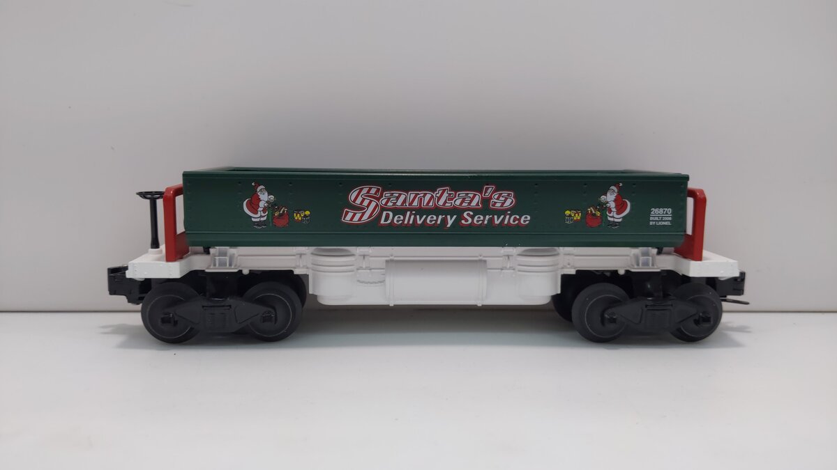 Lionel 6-26870 O Gauge Christmas Dump Car LN/Box