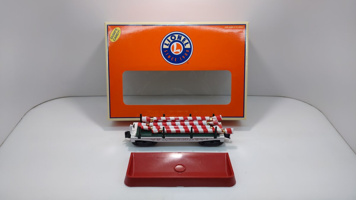 Lionel 6-29808 Christmas Candy Cane Dump Car LN/Box