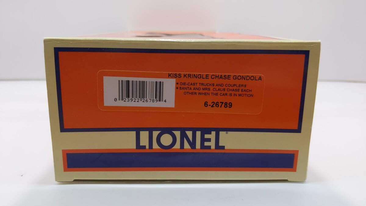 Lionel 6-26789 O Gauge Kris Kringle Chase Gondola LN/Box